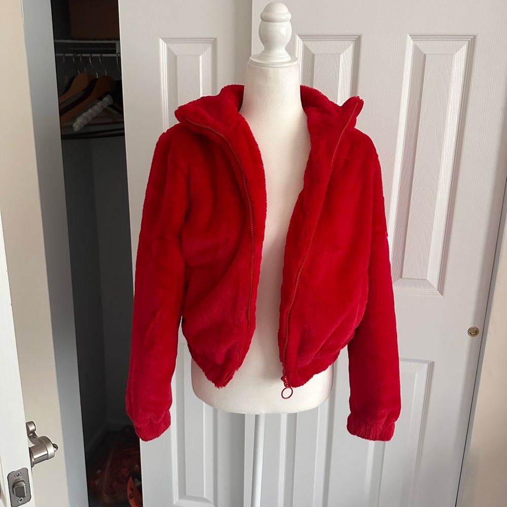 Faux Fur Jacket (from Fashion Nova)